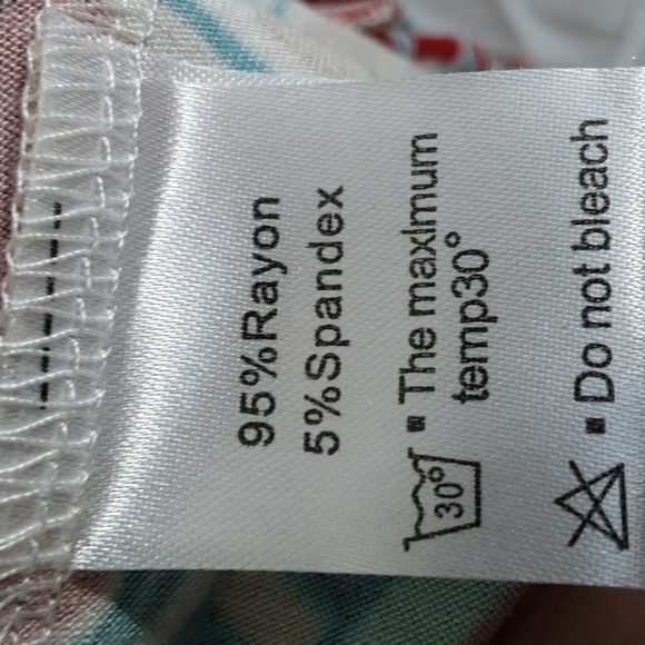 Multi Print Red White Yellow Blue Short Sleeve Maxi Dress NWT - Picture 4 of 4